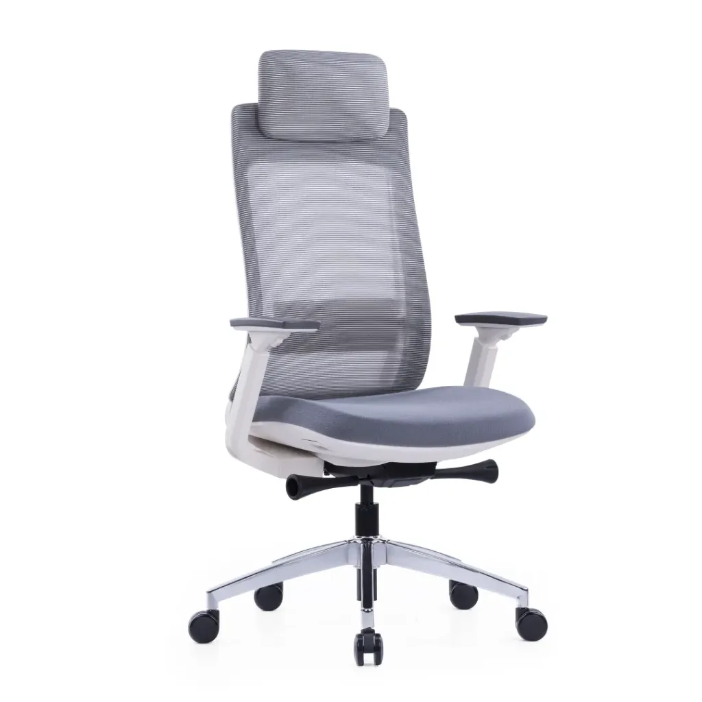 [EVL-004A] Eva high back chair (White)