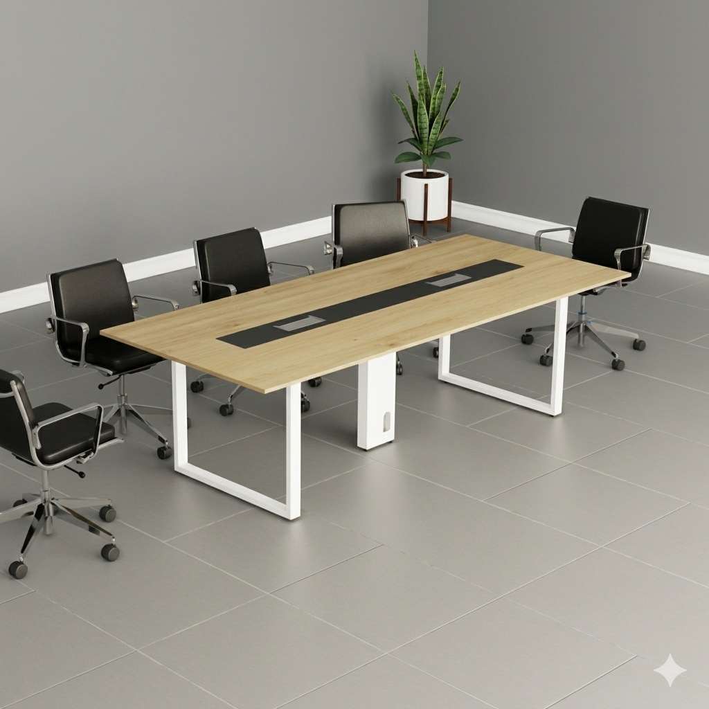 [OTO-MT-1810-WL-WT] Opera meeting table (White, 1800)