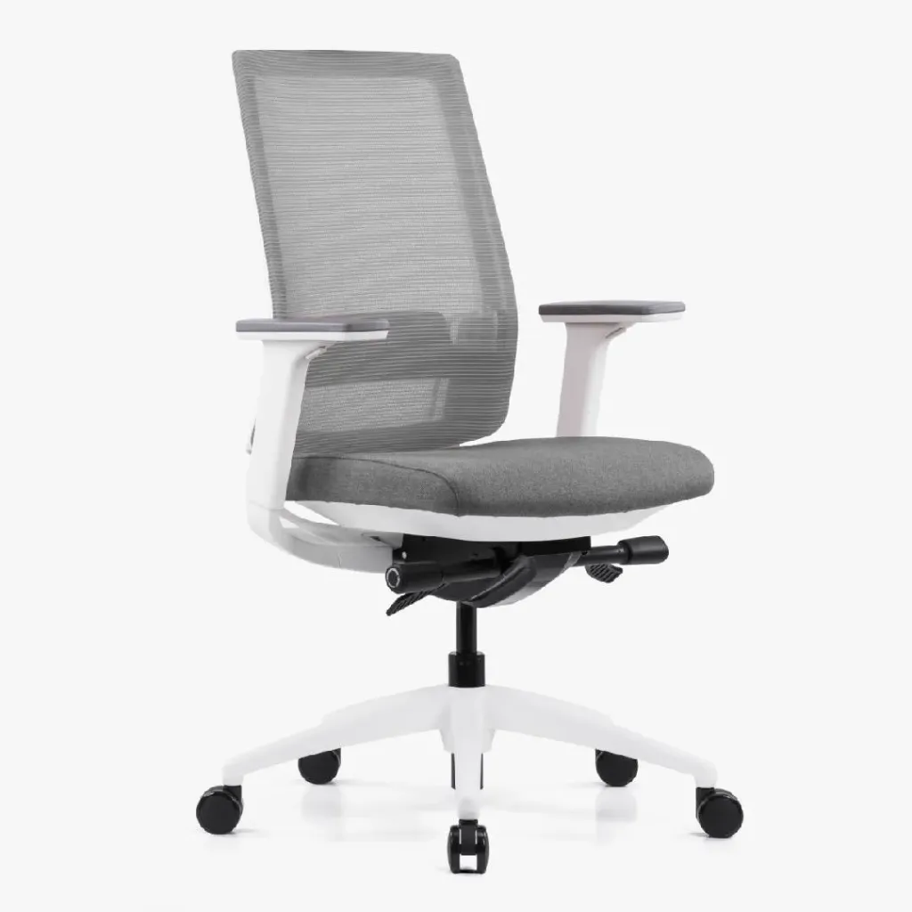 [SZ-VIX-B-BS] Summit mid back chair (White)