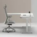 Moov L-shape height adjustable desk