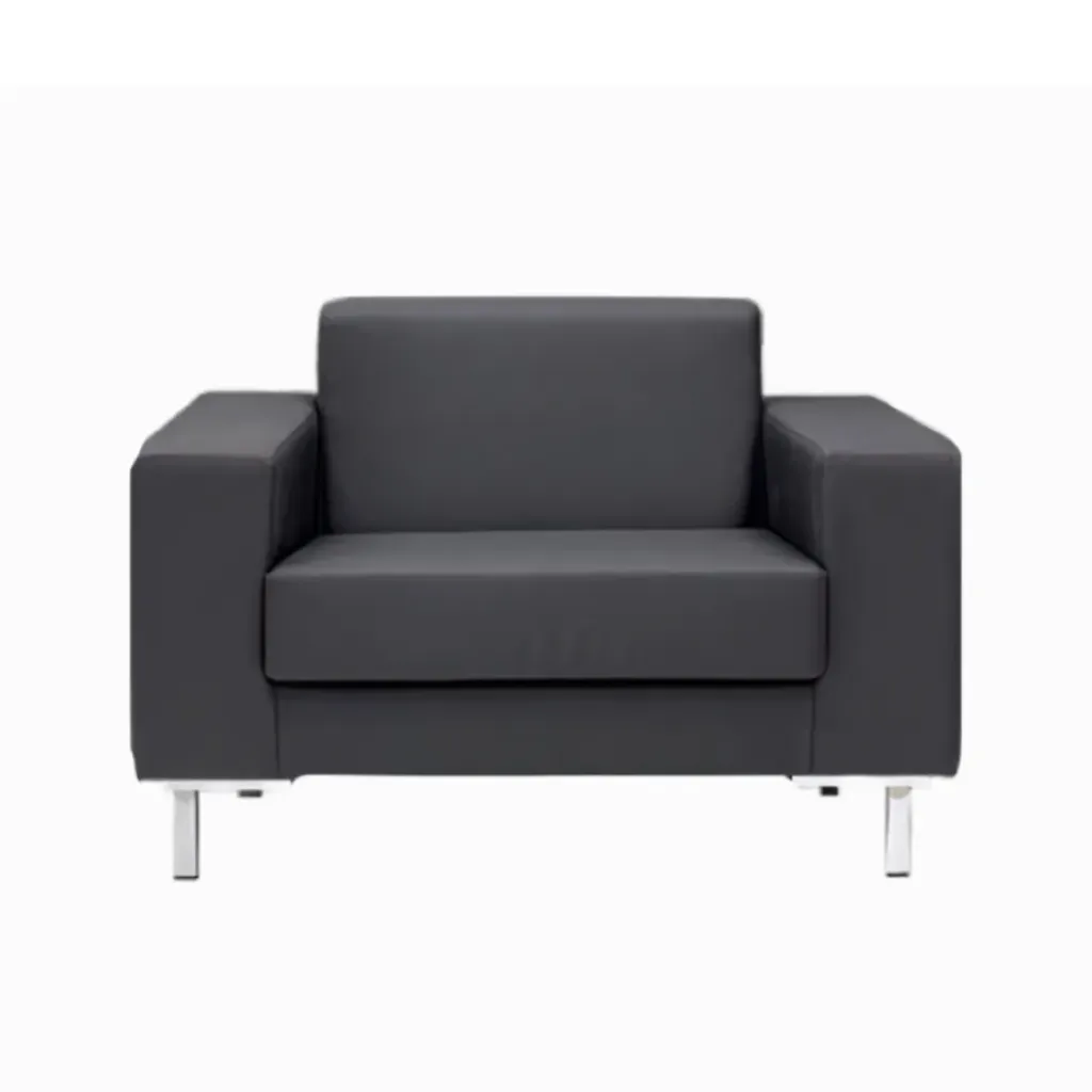 [JANNIS-1S-BK] Yaris sofa (Black, Single Seater)