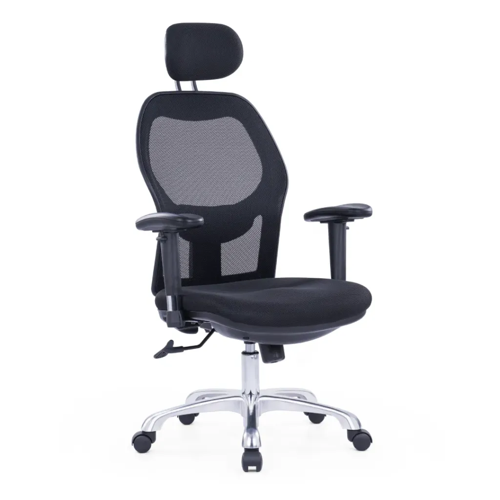 [SZ-CH-096A] Fritz high back chair (Black)