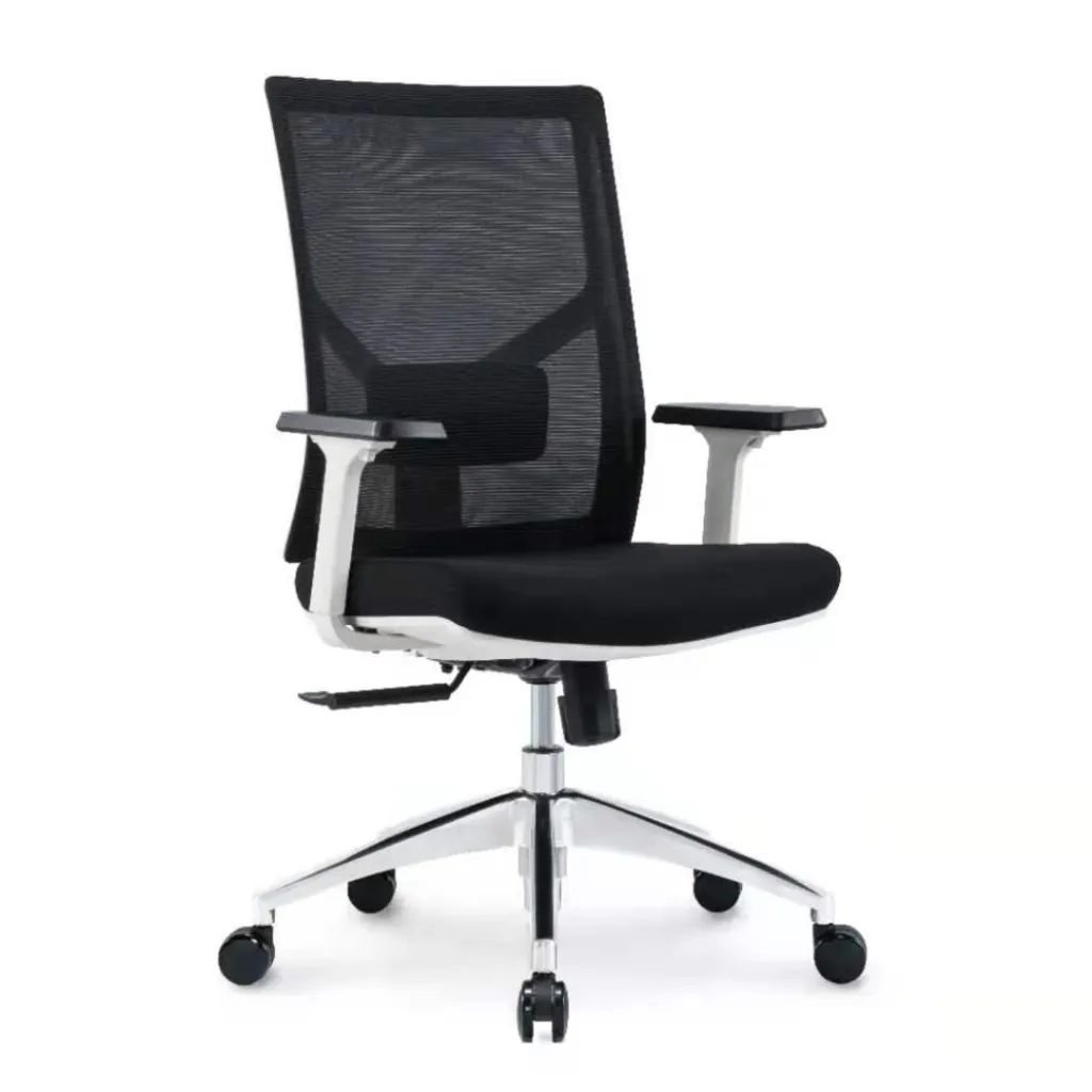 [SZ-CH-226B-BS] Precani mid back chair (White)