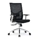 Precani mid back chair (White)