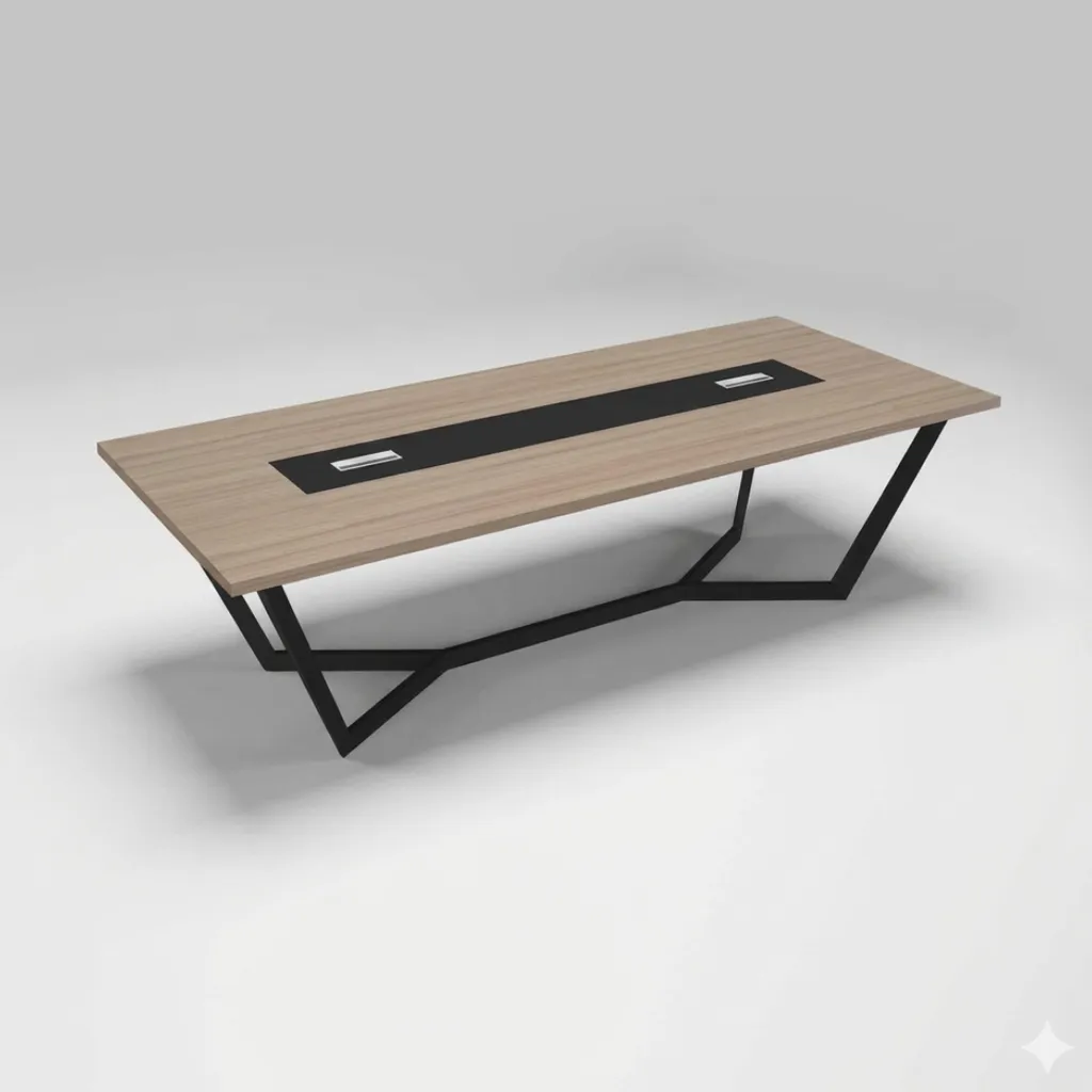 [ZNZ-MT-1812-WL-WT] Zen meeting table (White, 1800)