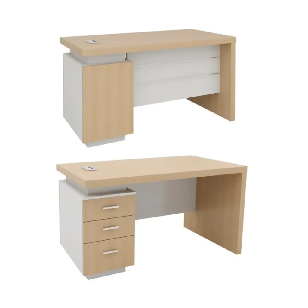 [KENO-120-OAK] Leader straight desk (1200, Oak)