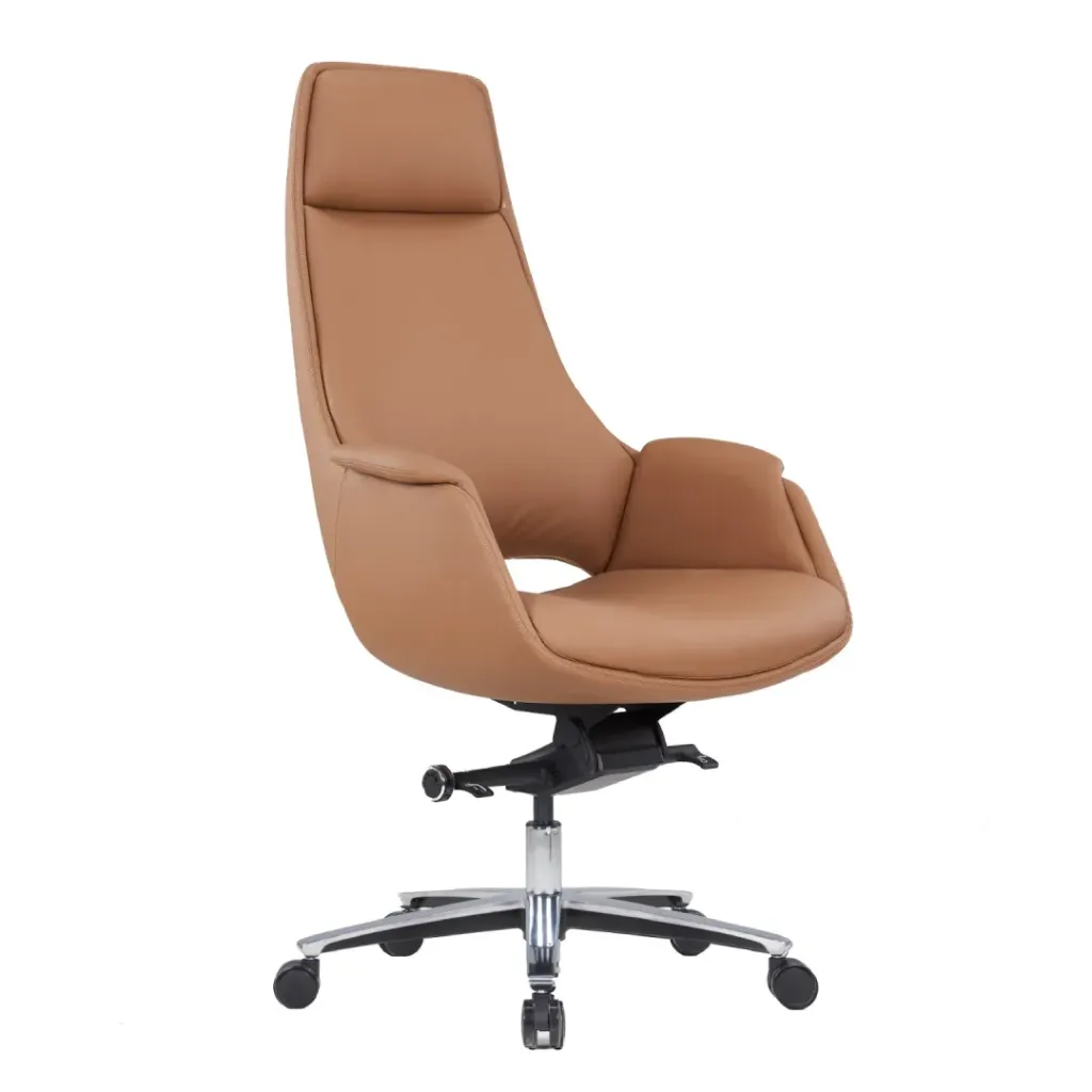 [SZ-CH-301A-TN] Fendo high back chair (Tan)