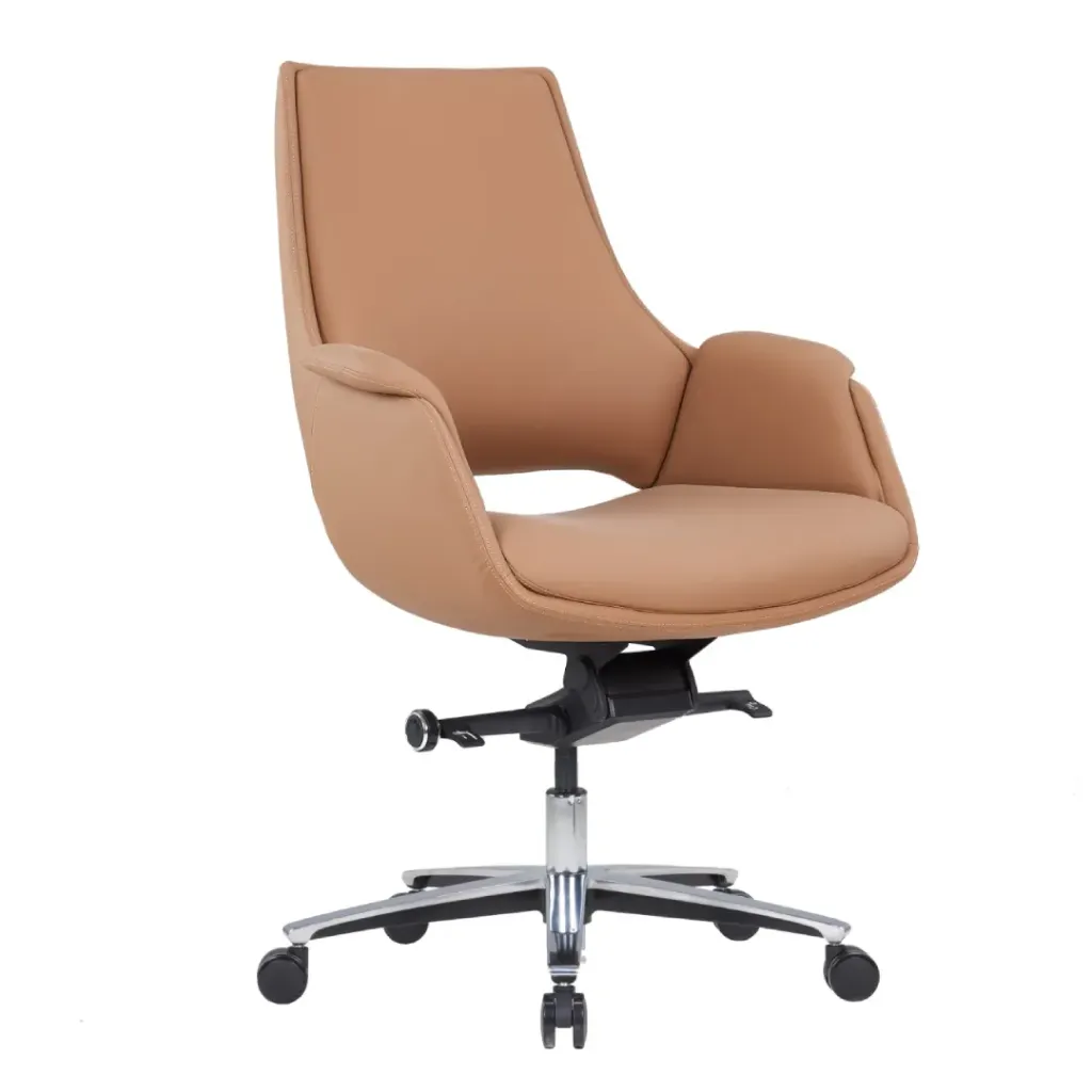 [SZ-CH-301B-TN] Fendo mid back chair (Tan)