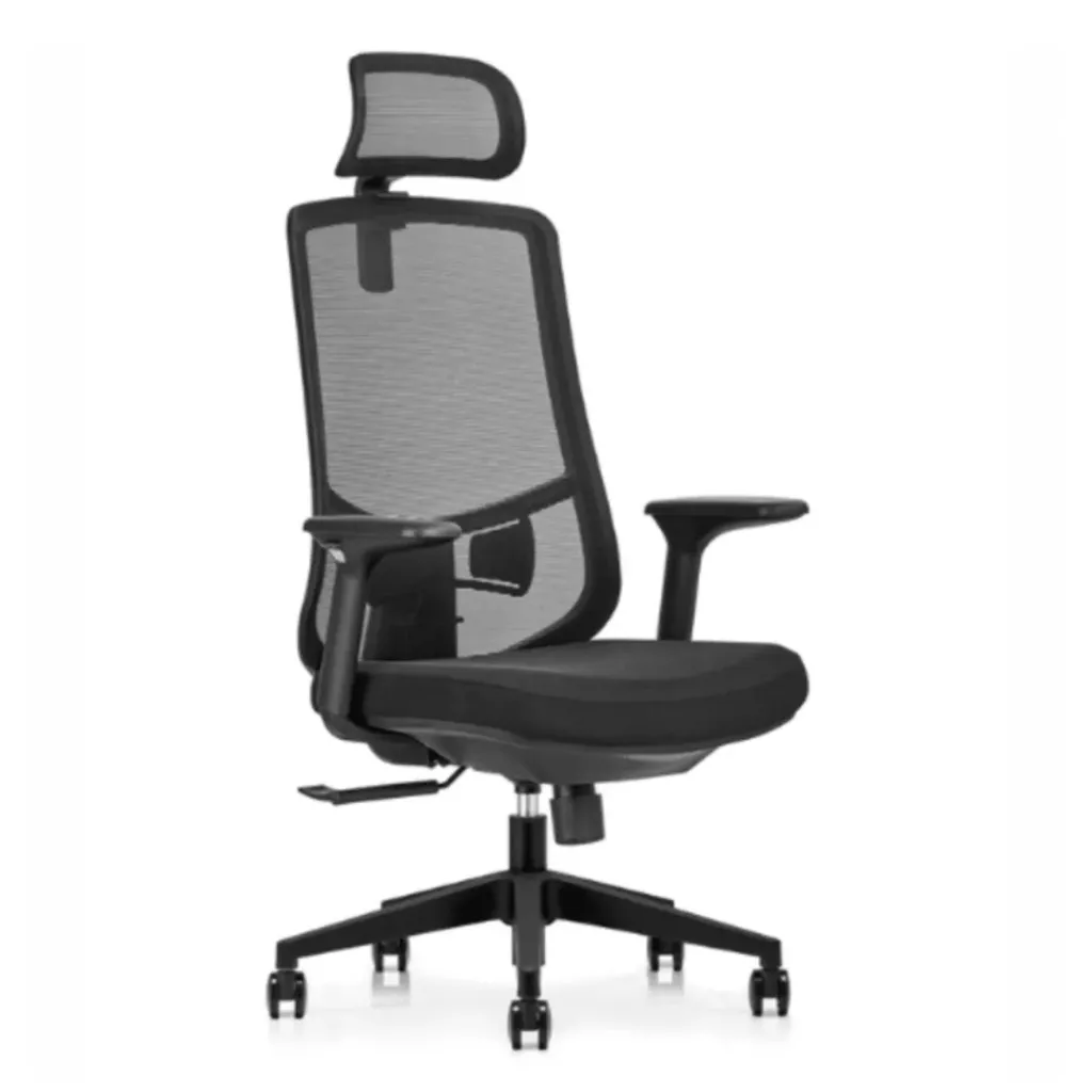 [WENDY-HB–830A] Winona high back chair (Black)