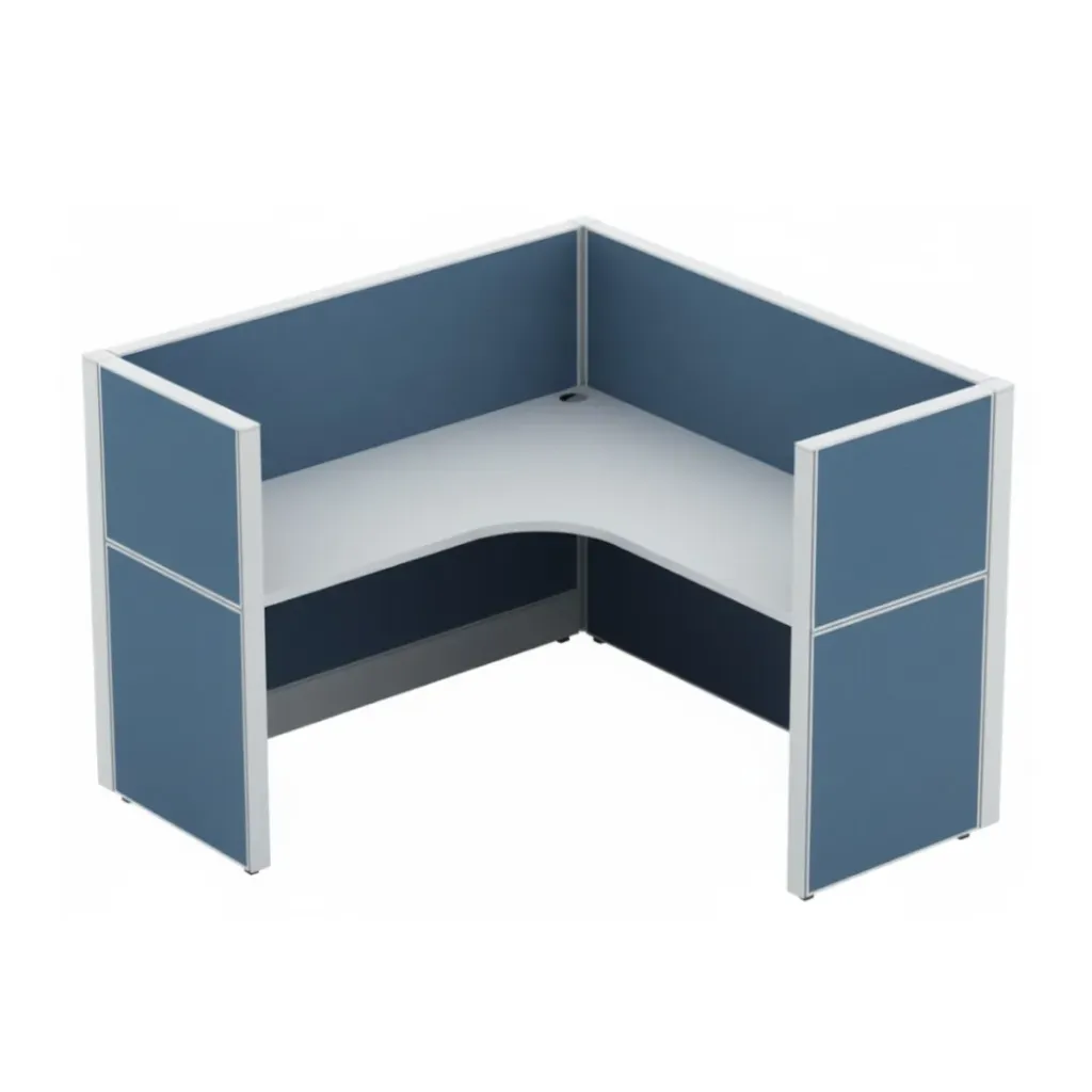 [WS1-T814-1414-F4-WT] Panel Hung workstation (Single)(1400)