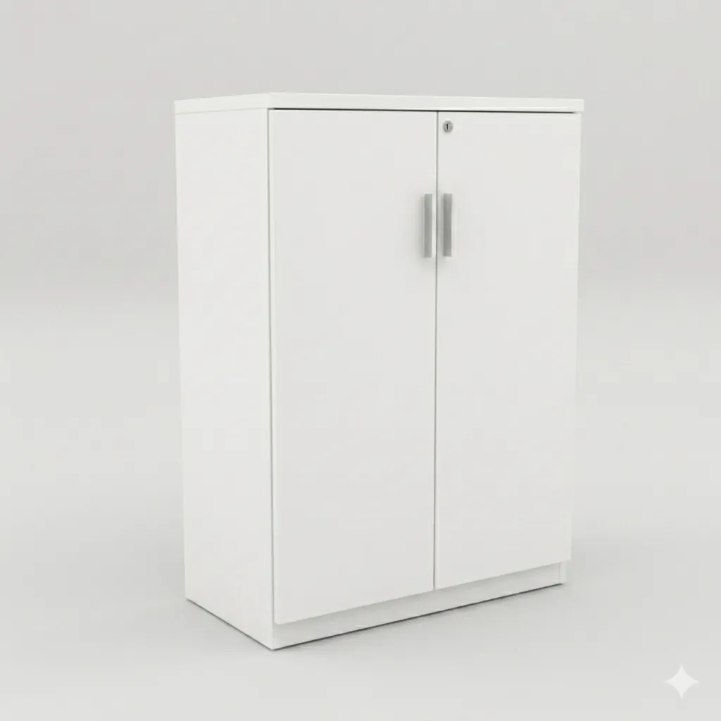 [CS-0812-WT] Medium Cabinet (800) (Swing, White)