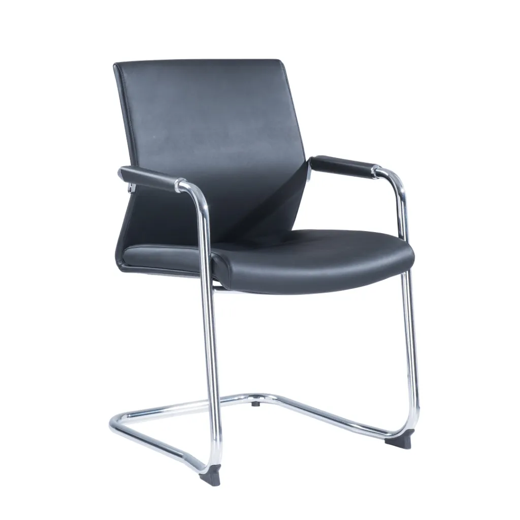 [SZ-CH-319C-BL] Elite visitor chair (Black)