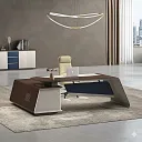 Majestico Executive desk with side credenza (2200)
