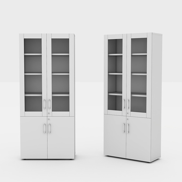 [CS-0820-WT-G] High Cabinet (Glass door) (White)