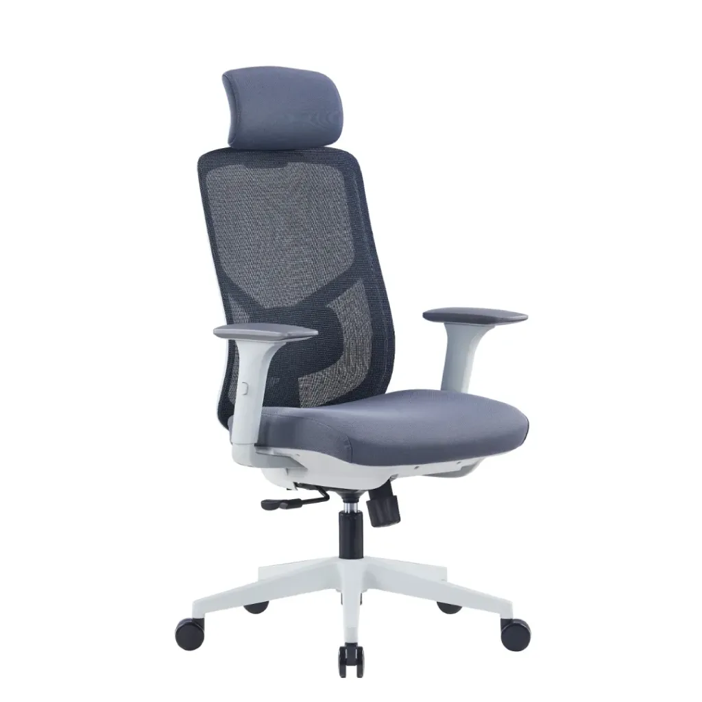 [SZ-CH-523A-HS] Luxe high back chair (Grey)