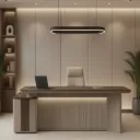 Castello Executive desk with side credenza (2000)